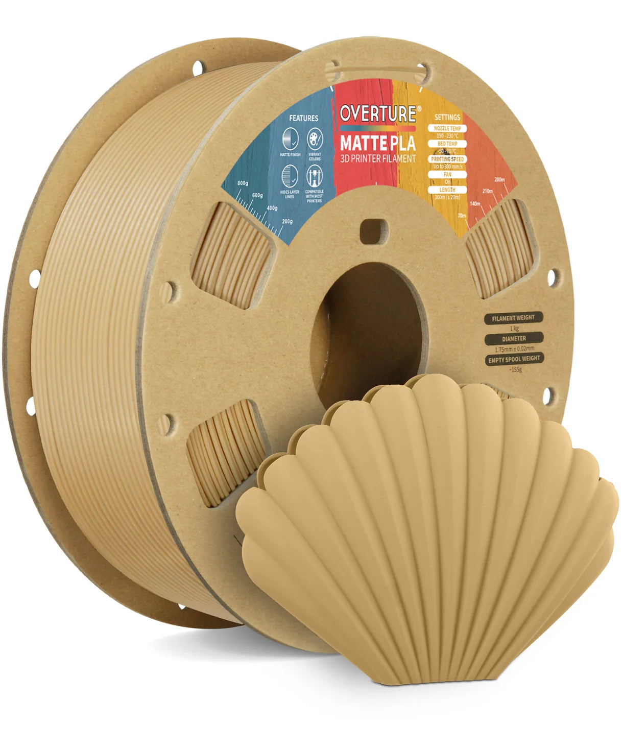 Matte PLA Wood
