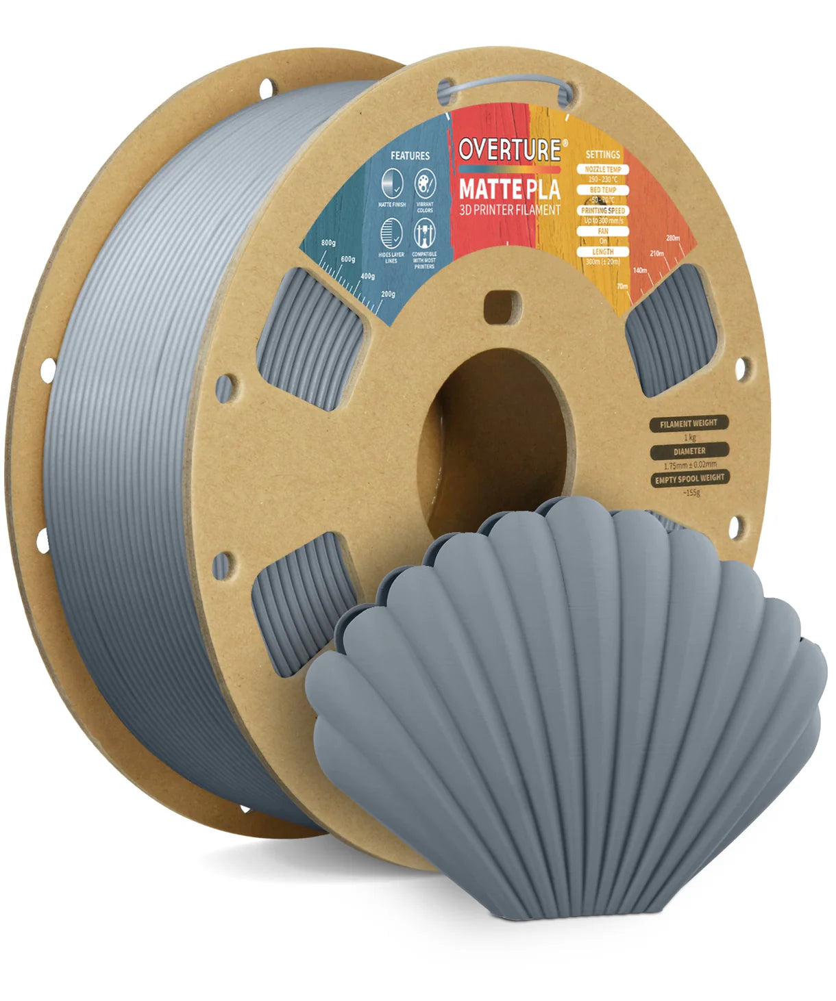 Matte PLA Light Gray