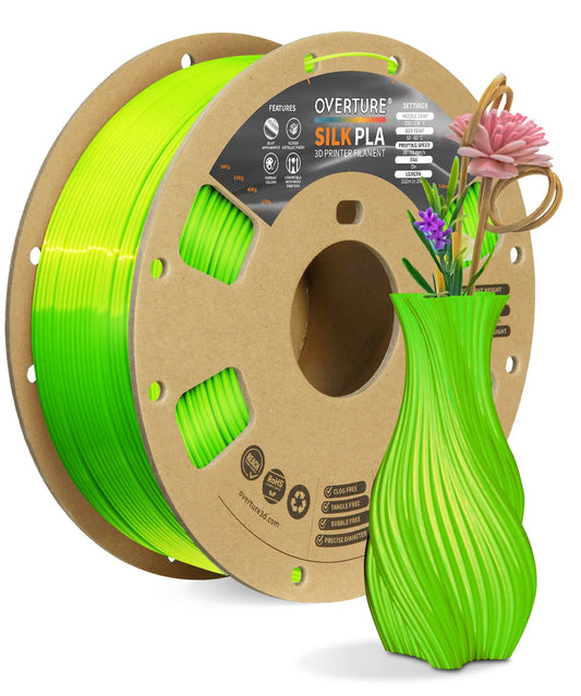 Silk PLA Silk Neon Green