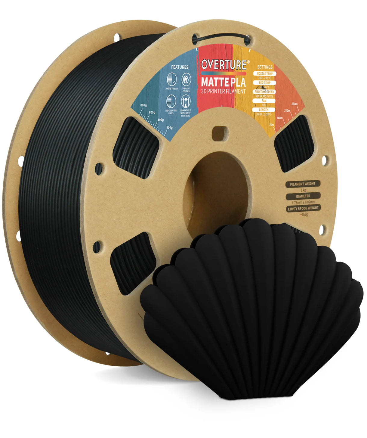 Matte PLA Carbon Fiber Black